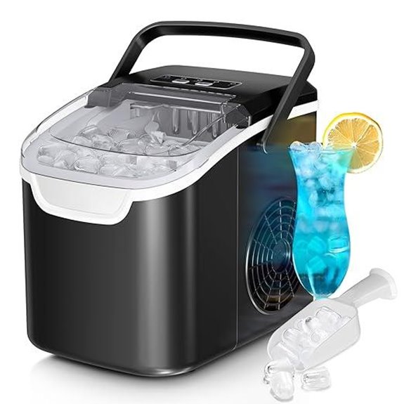 Antarctic Star Compact Ice Maker 8 Cubes in 6 Min