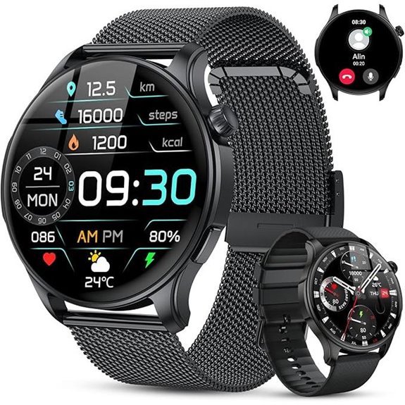 fitness smartwatch with heart rate