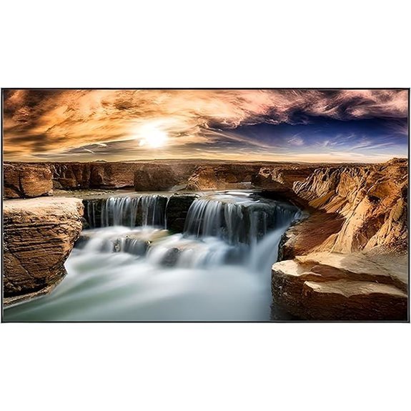 ALR Fixed Frame Projector Screen for Movies/Games