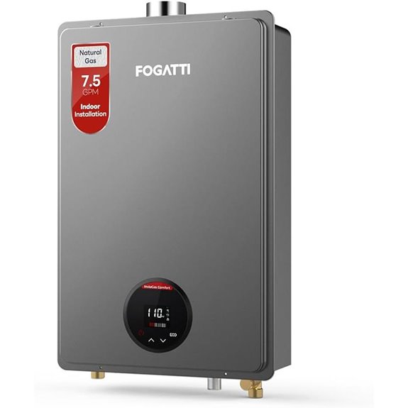 FOGATTI Gas Tankless Water Heater 7.5 GPM