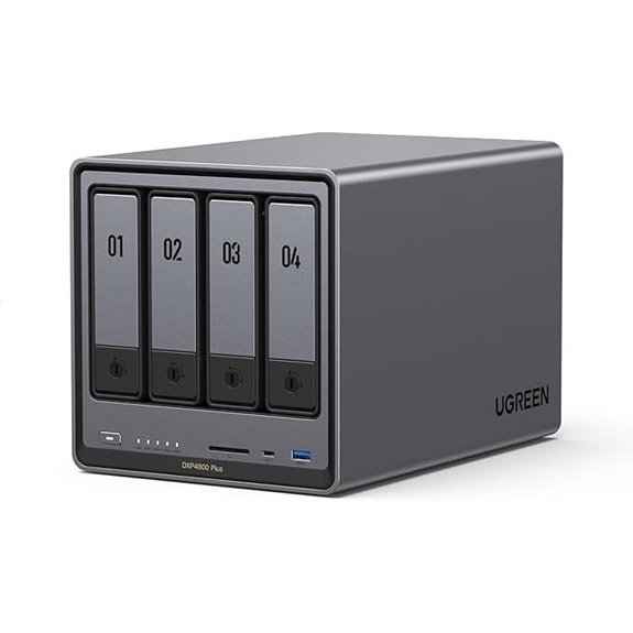 UGREEN 4-Bay NAS Desktop with 8GB RAM and 128GB SSD
