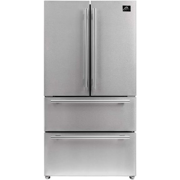 french door refrigerator ice