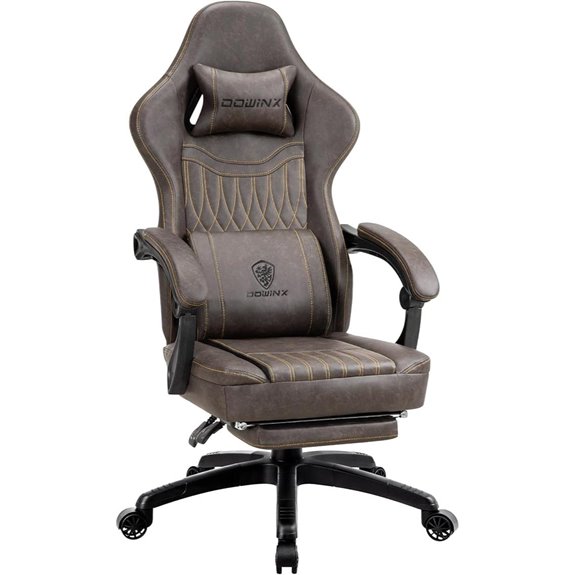 gaming chair with footrest