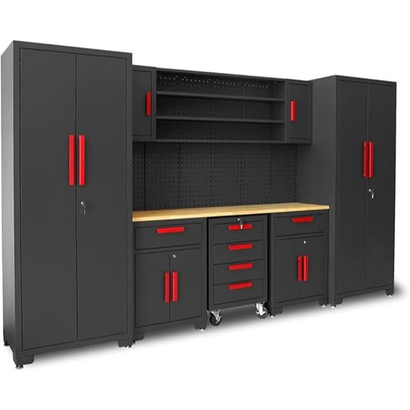 garage cabinet storage set