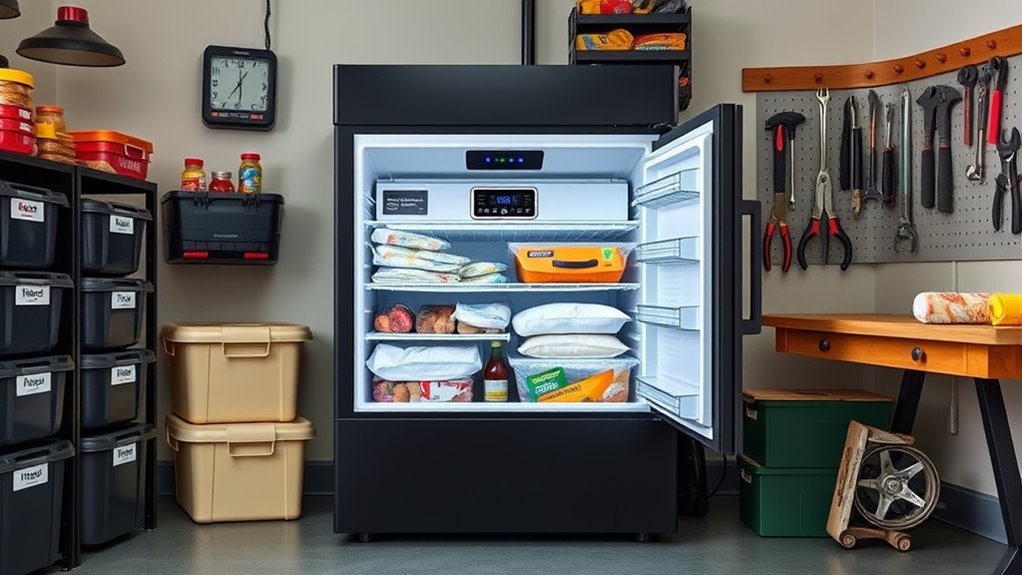 garage freezer selection tips