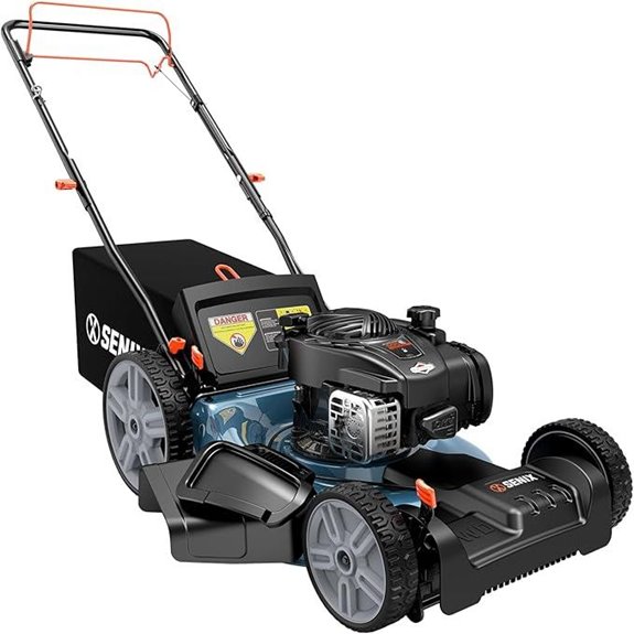 SENIX 21-Inch Gas Self-Propelled Lawn Mower