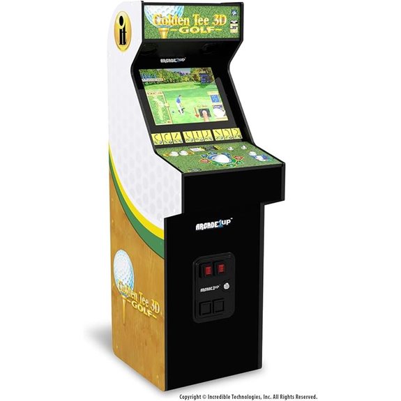 ARCADE1UP Golden Tee 3D Deluxe Home Arcade Machine
