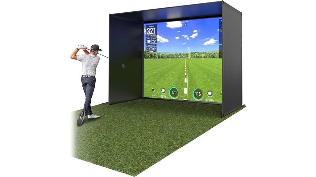 golf simulation enclosure kit