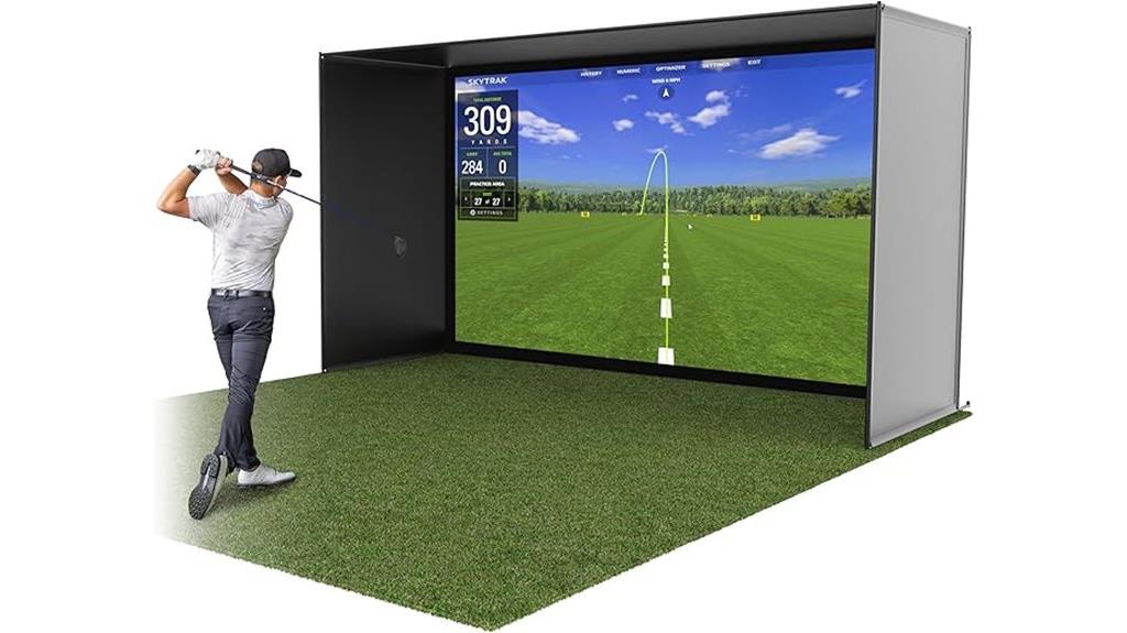 golf simulator enclosure kit