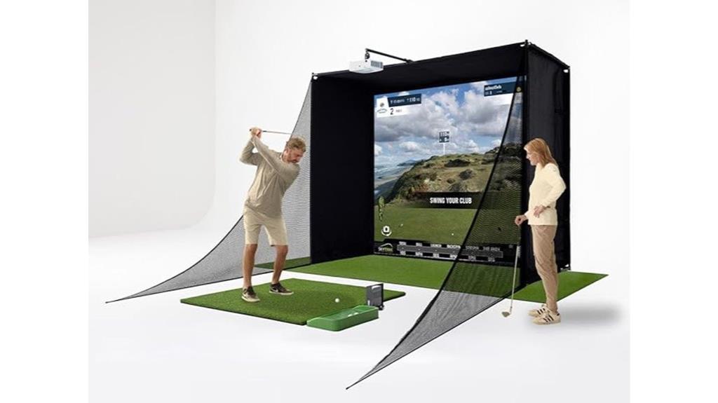 golf simulator studio package