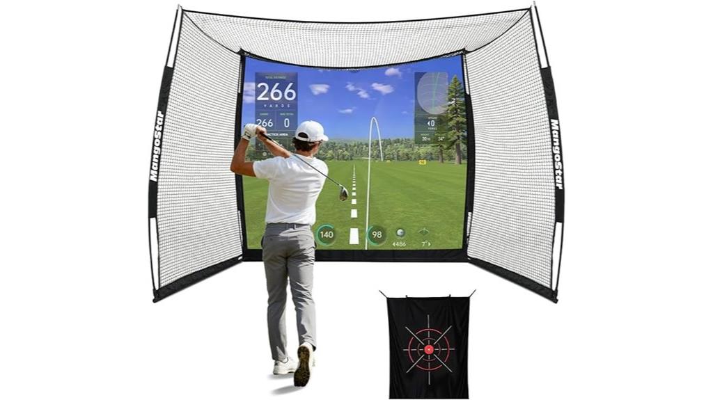 golf swing practice net