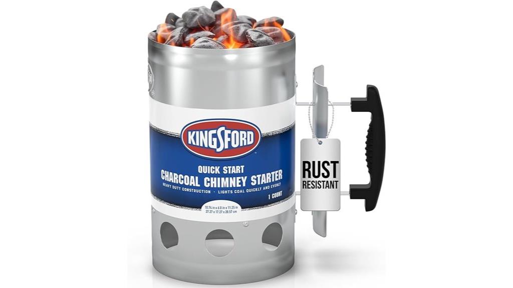 heavy duty charcoal starter
