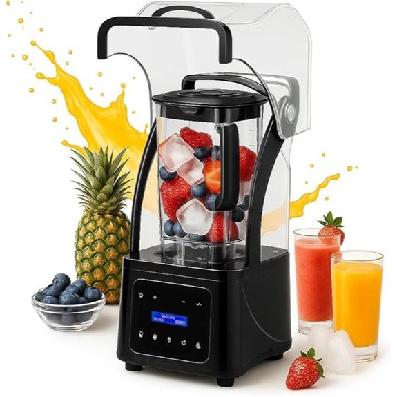 Commercial 5-in-1 Heavy Duty Blender with 2200W