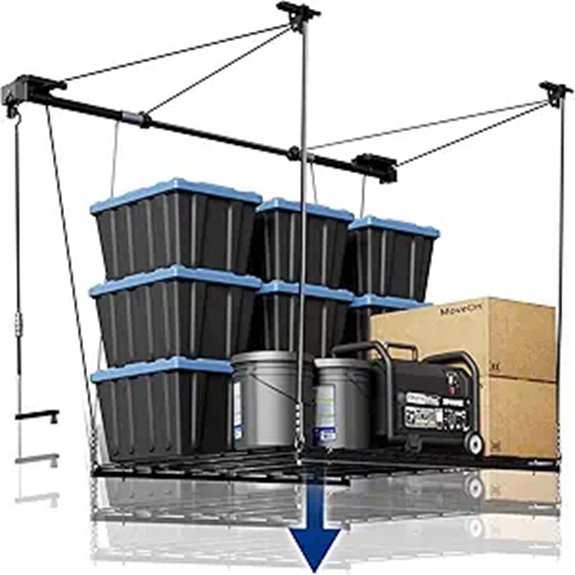 heavy duty garage ceiling storage