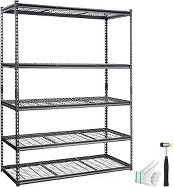 VEVOR 5-Tier Heavy Duty Garage Shelving Unit