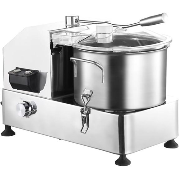 Commercial Food Processor 1800W Stainless Steel Heavy Duty