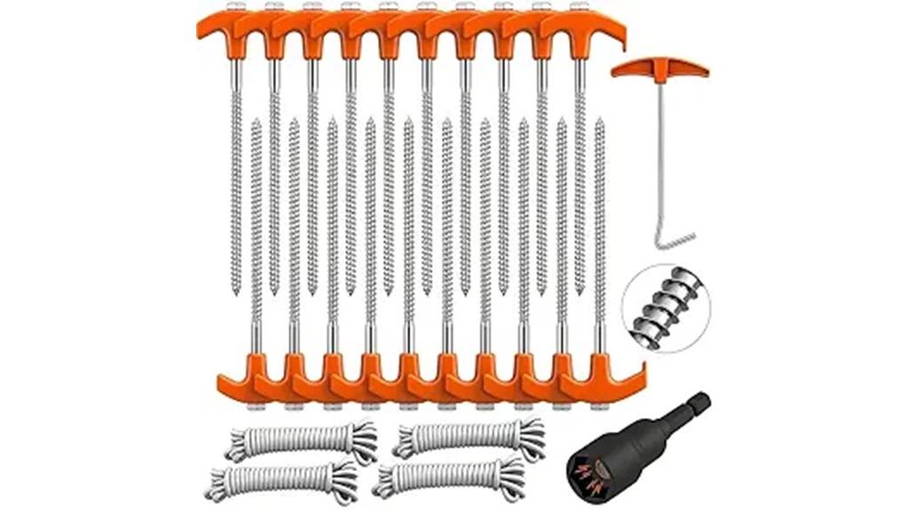 heavy duty tent stakes