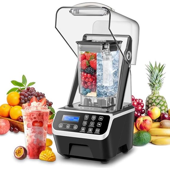 Commercial 2200W Blender for Smoothies and Drinks