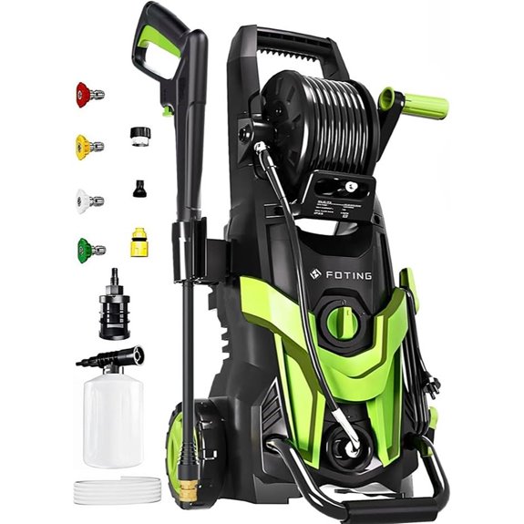 Pressure Power Washer 4500PSI with Nozzles & Foam Cannon
