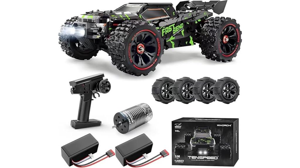 high speed waterproof offroad rc