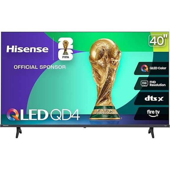 hisense 40 inch qled tv
