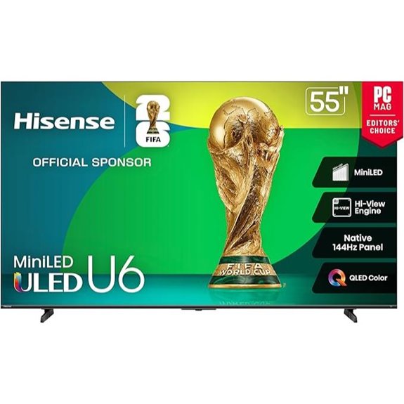 hisense 55 inch mini led tv