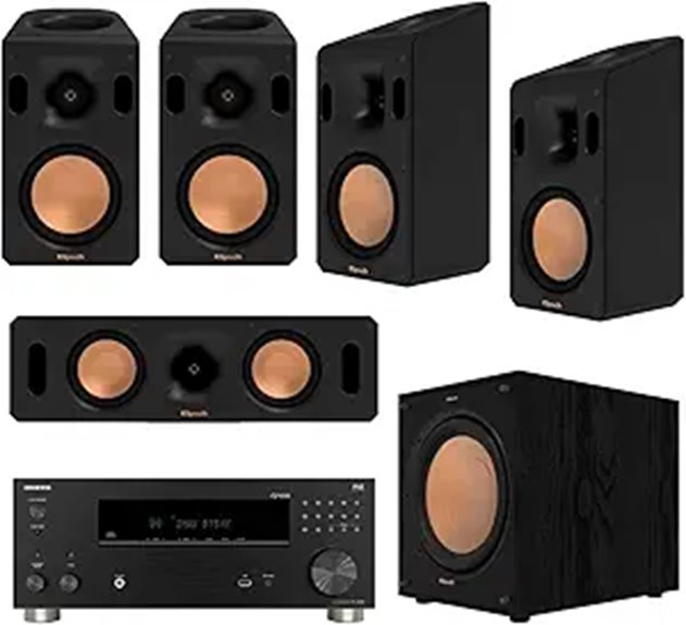 Klipsch Cinema System & Onkyo 9.2-Channel AV Receiver