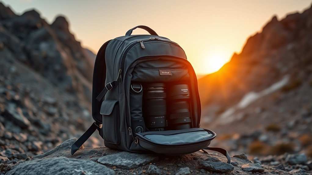 ideal camera bag features