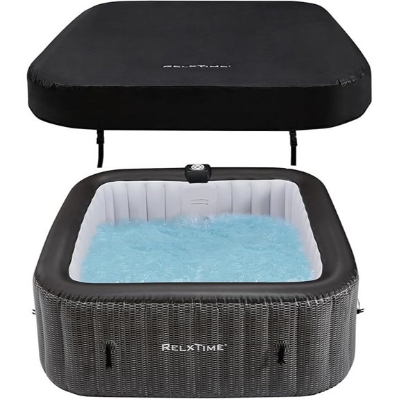 Inflatable 4-6 Person Hot Tub with Jets and Heater