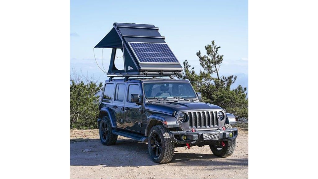 insulated rooftop vehicle tent