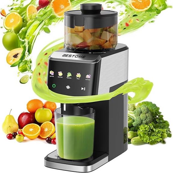 Cold Press Juicer with Wide Feed Chute