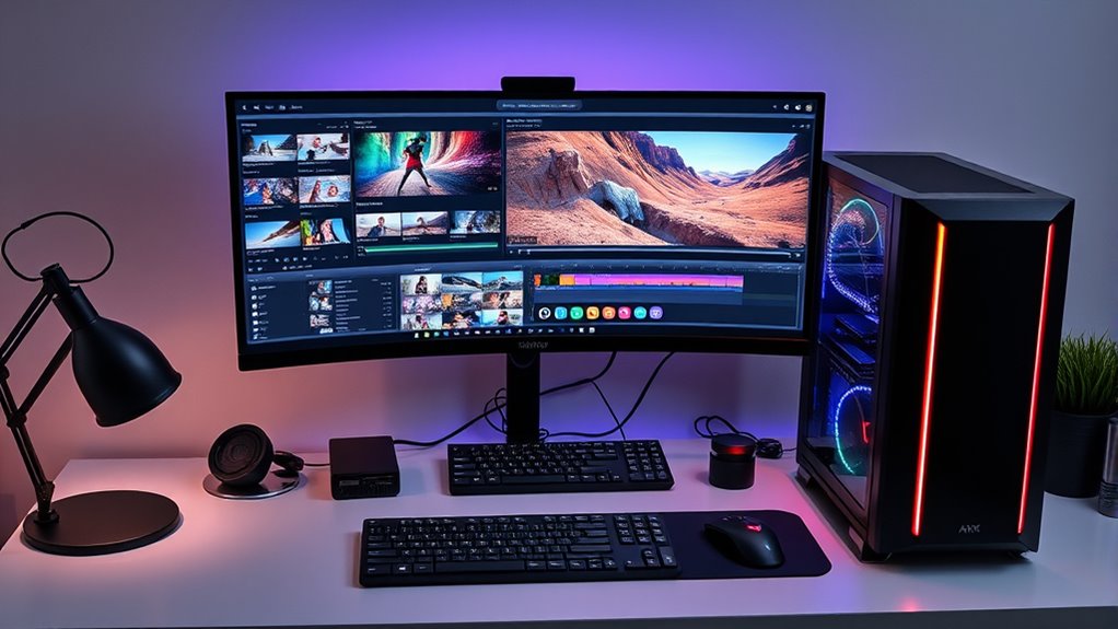 key 4k editing components