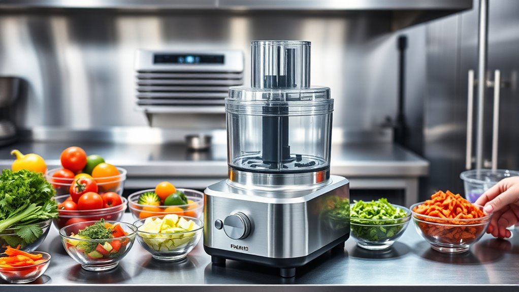 key commercial food processor factors