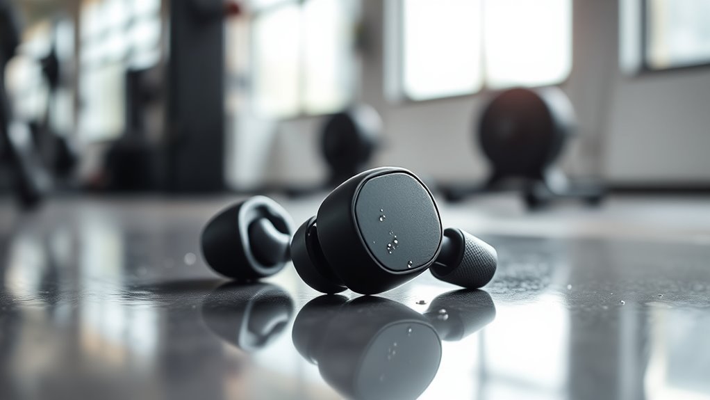 key sweatproof earbud features