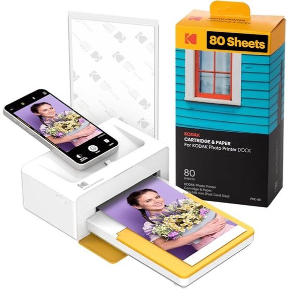 KODAK Dock Plus 4PASS Instant Photo Printer
