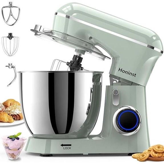 6.5QT 10-Speed Tilt-Head Stand Mixer with Accessories