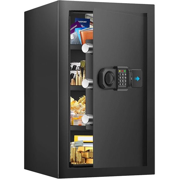 Extra Large Digital Home Safe with Alarm System