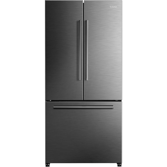 Galanz 18 Cu Ft French Door Refrigerator with Ice