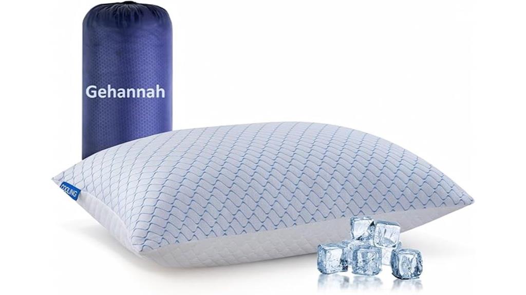 large memory foam pillow