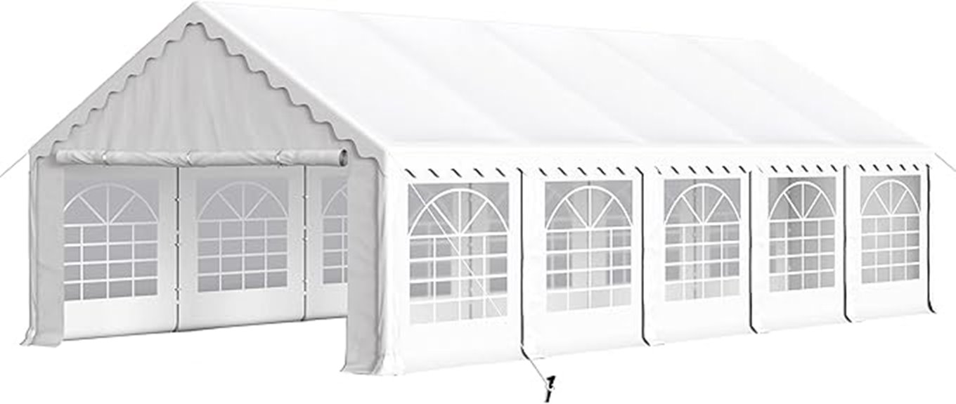 large outdoor party tent