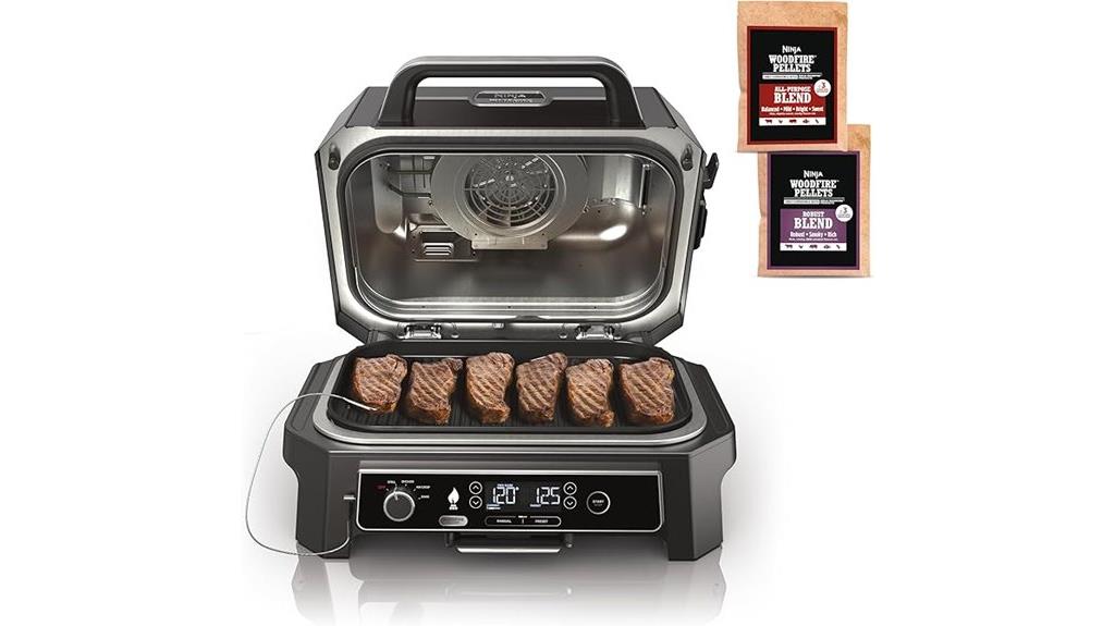 large outdoor woodfire grill