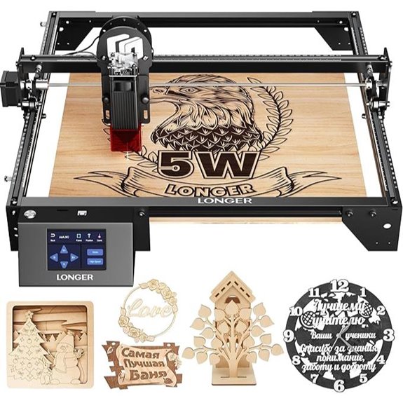 LONGER Ray5 5W Laser Engraver with Touch Screen