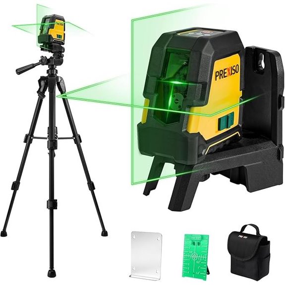 PREXISO Laser Level with Tripod 100Ft Self-Leveling