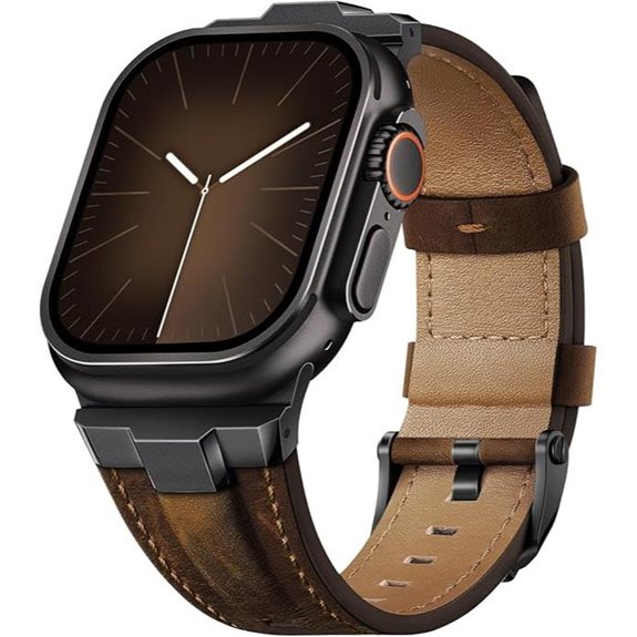 Leather Band for Apple Watch Ultra and Series