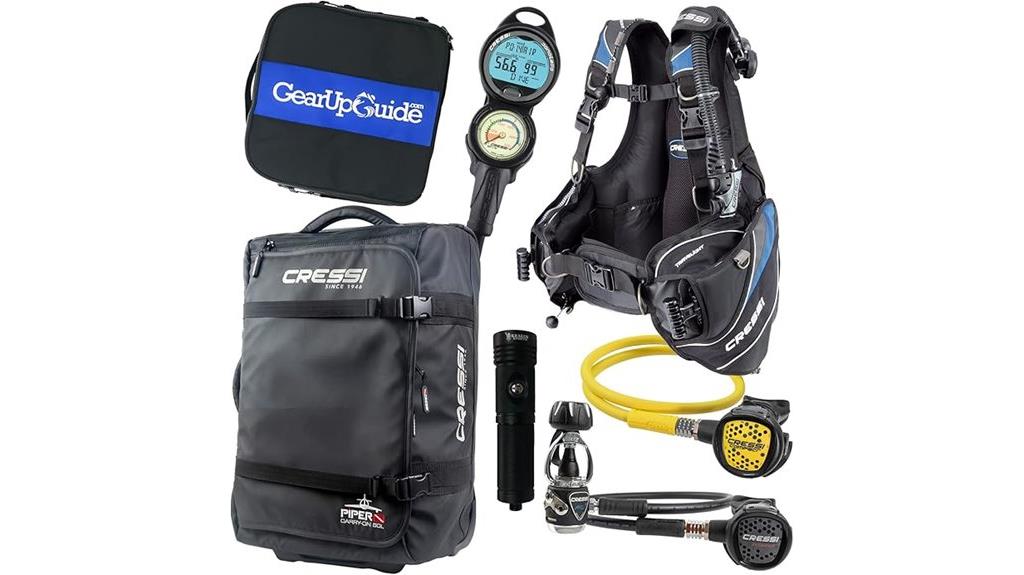 lightweight scuba diving package