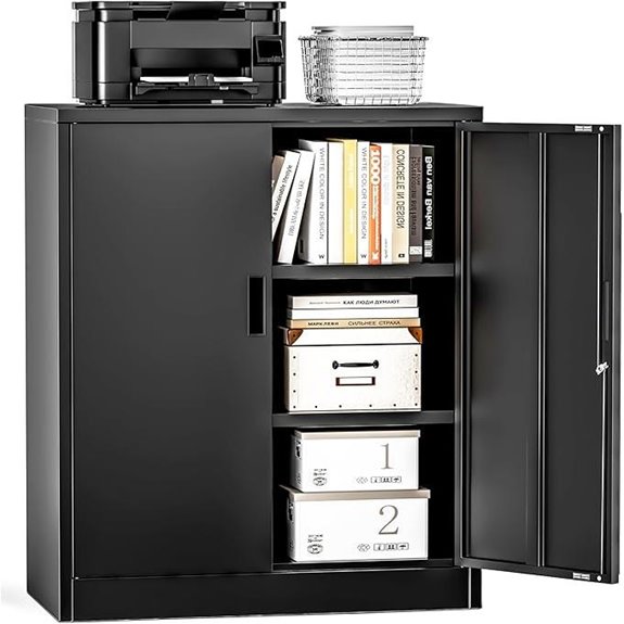 Metal Garage Storage Cabinets with Lockable Shelves