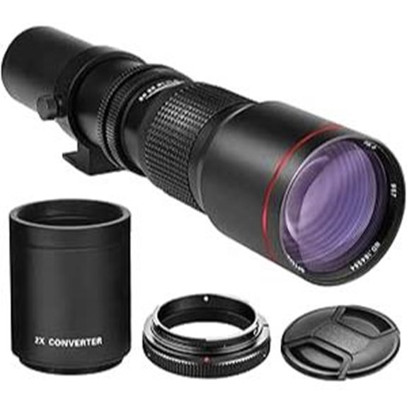 long focus telephoto lens