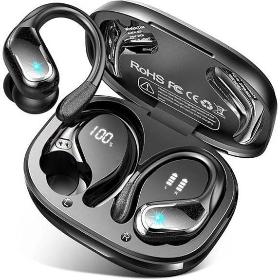 Wireless Earbuds with 75Hrs Battery Waterproof Noise Cancelling