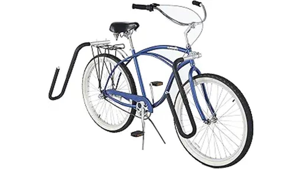 longboard bike rack system