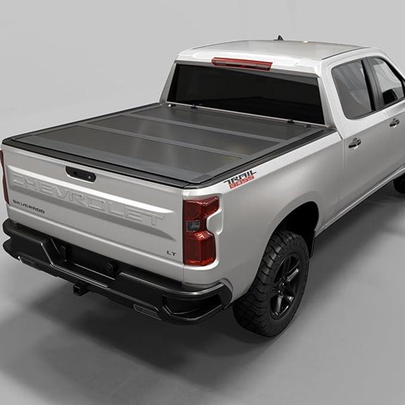 Low Profile Hard Folding Truck Bed Cover for Chevy/GMC